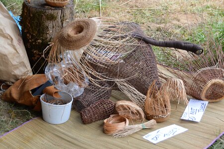 Handmade woven natural