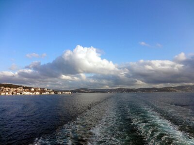 Istanbul bridge channel