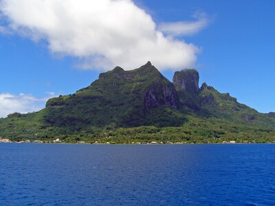 Society island tropical photo