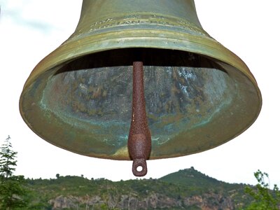 Old bronze clapper