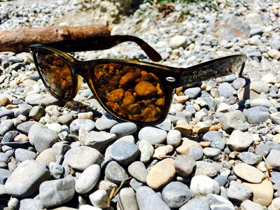 Glasses rayban brown
