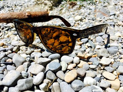 Glasses rayban brown photo