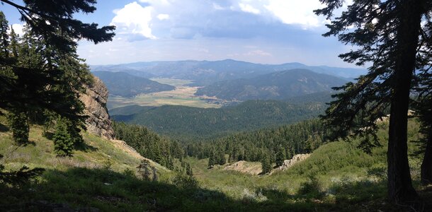 Mountain scenic summer