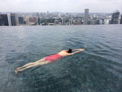 Swim hotel swimming pool photo