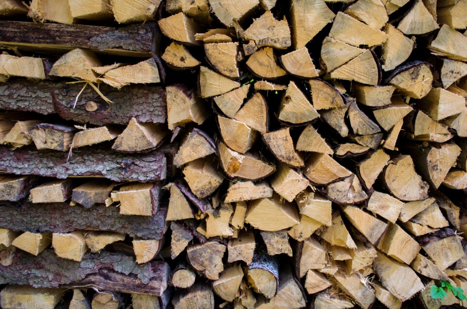 Wood holzstapel stacked up