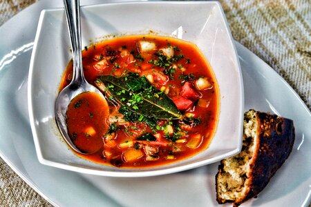 Vegetable bread soup