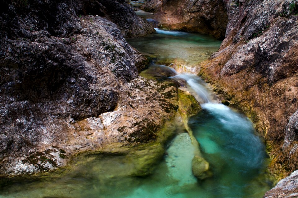 Nature waterfall running water photo