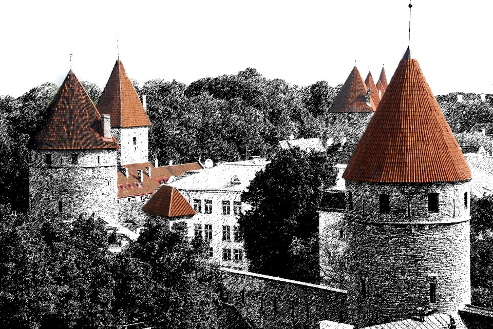 Baltic city architecture