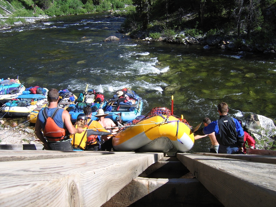 Ramp middle fork salmon river rafts