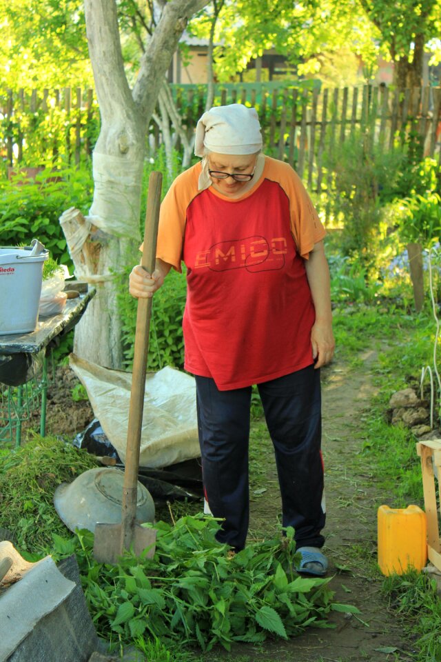 Nature garden woman