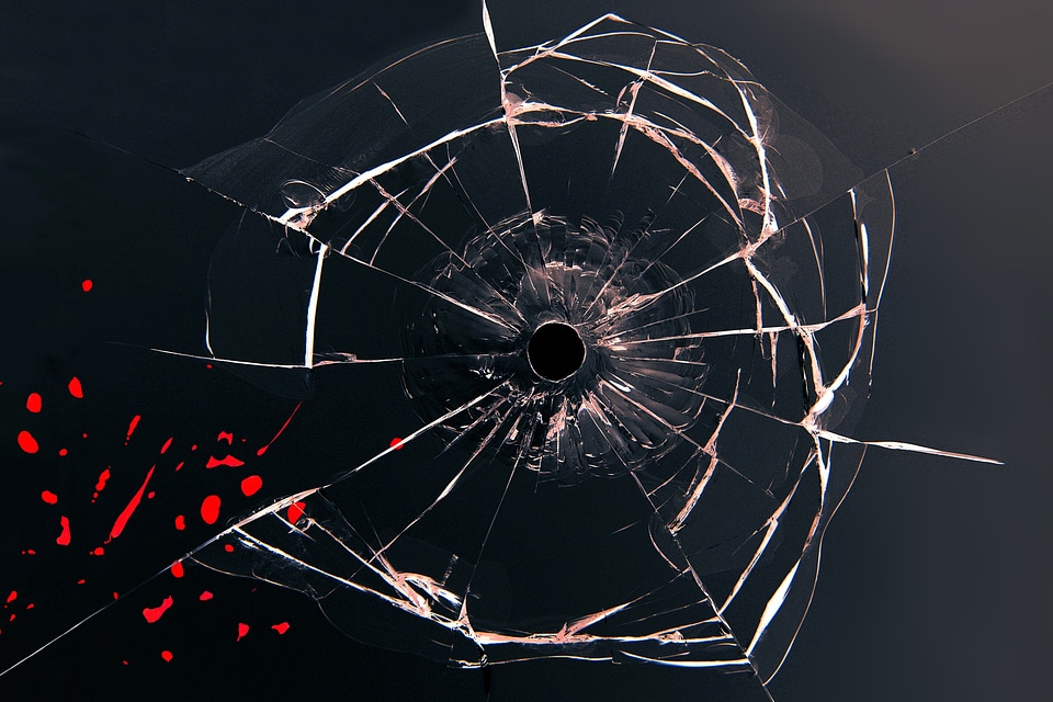 Shot bullet hole injury