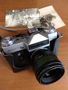 Camera the ussr retro