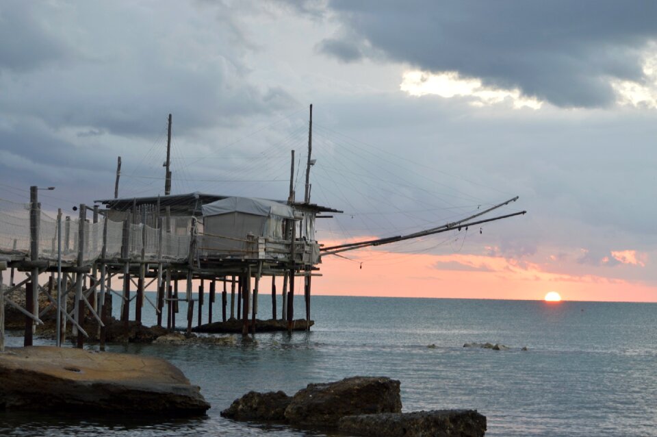 Trabocchi networks fishing