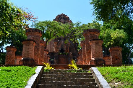 Ancient vietnam tower photo