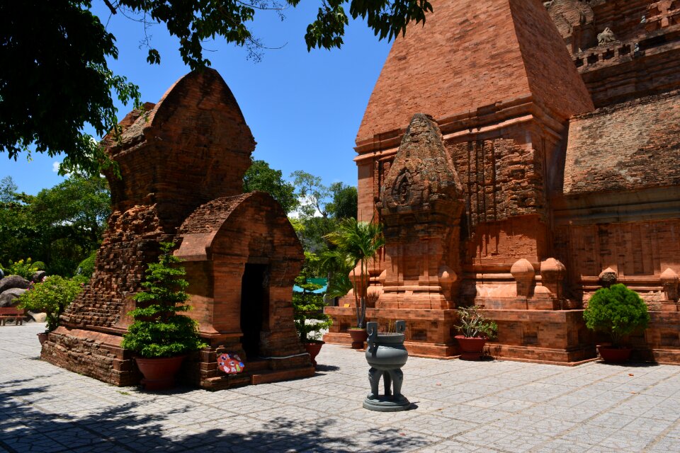 Ancient vietnam tower photo