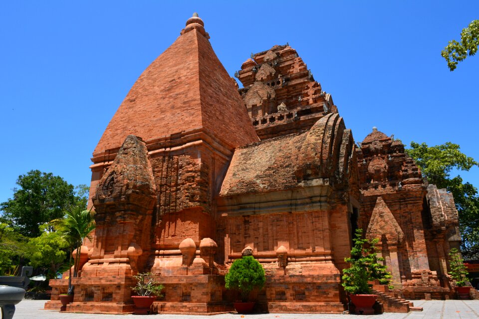 Ancient vietnam tower photo