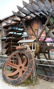 Waterwheel water power forge photo