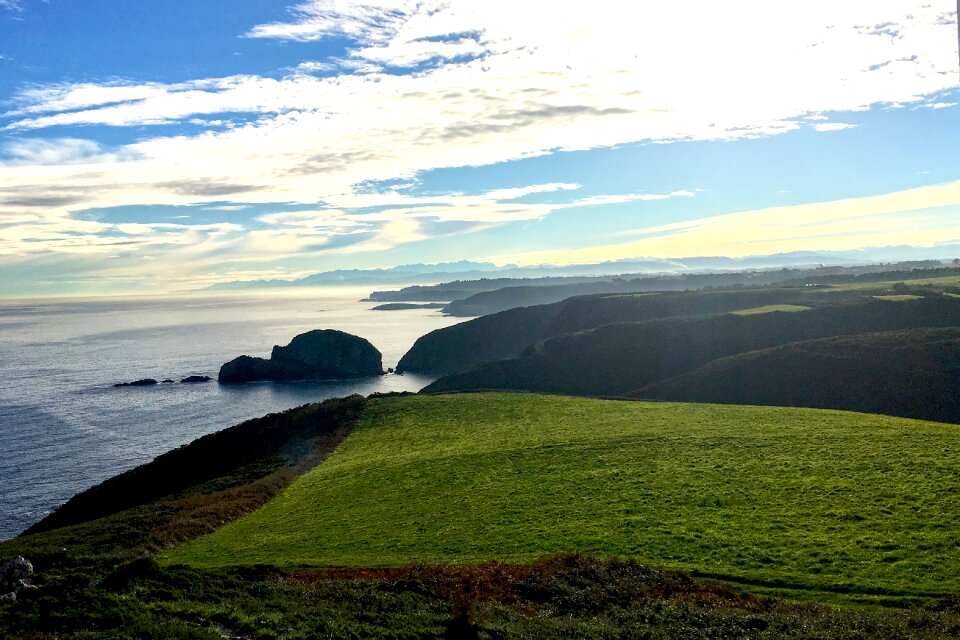 Cliff panoramic horizon