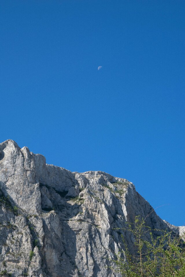 Moon aitana mountain