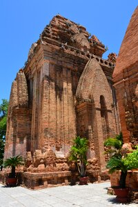 Ancient vietnam tower photo