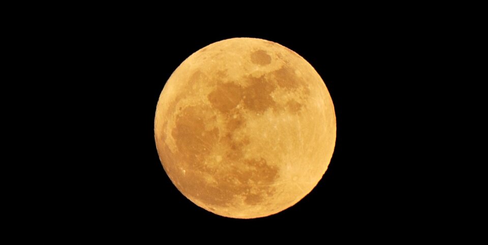 Full moon night sky