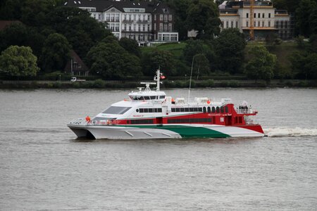 Helgoland elbe ship photo