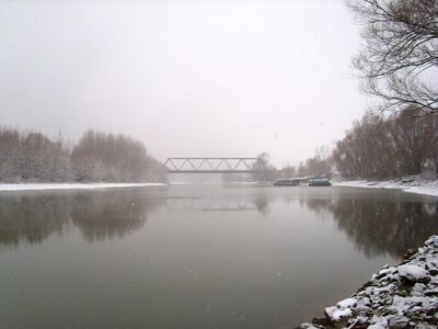 River backwater slovakia photo