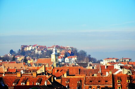 The ancient city brasov summer photo