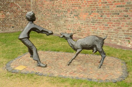 Goat draw brass