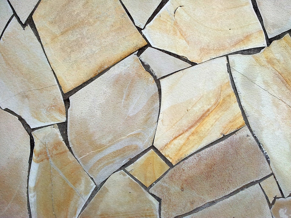 Wall stone surface