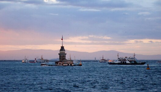 Istanbul bridge channel