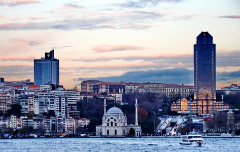 Istanbul bridge channel photo