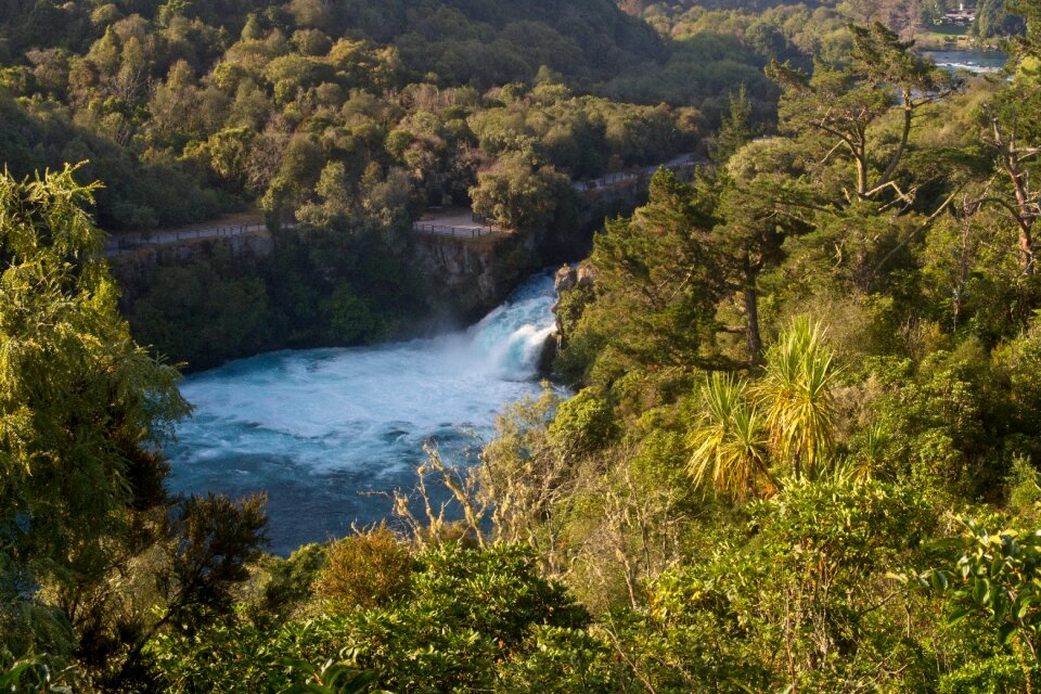 Gushing water water falls