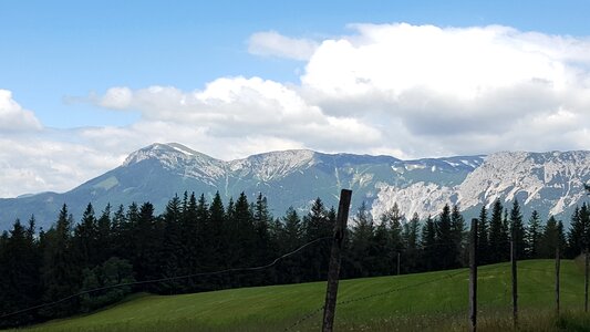 Alpine landscape mountain meadow alpine photo