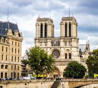 Paris cathedral photo