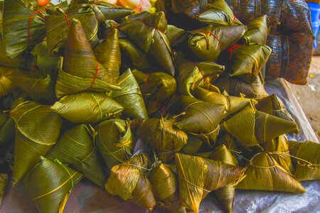 Dragon boat festival dumplings pile