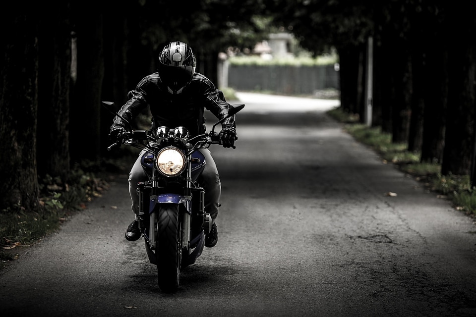 Vehicle motorbike road