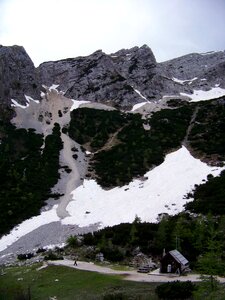 Alpine hiking trekking triglav photo