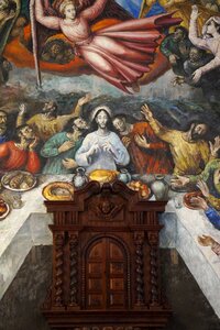 Jesus painting church paintings photo