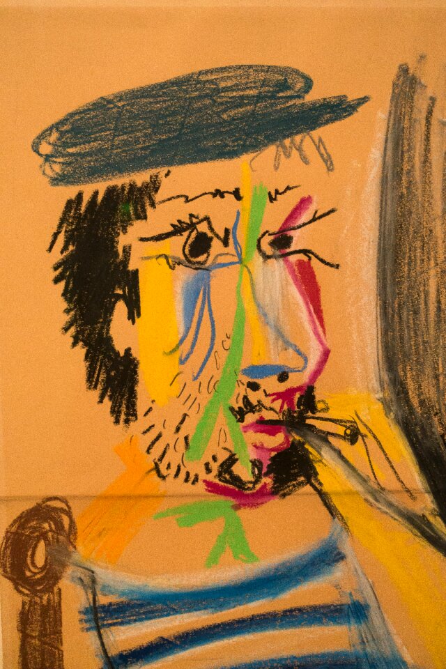 Art picasso pastel chalk