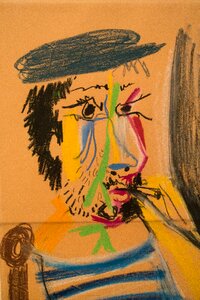 Art picasso pastel chalk