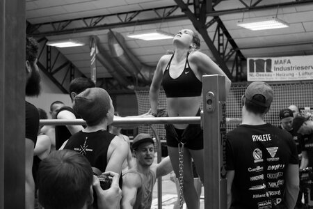 Discipline gymnast movement