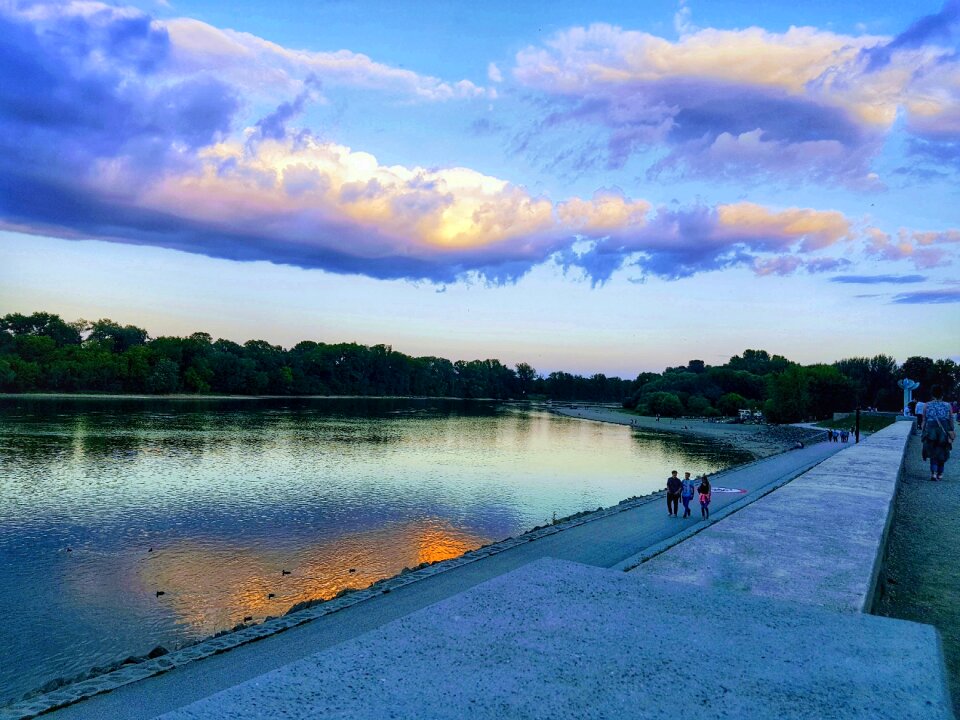 Szentendre danube boardwalk