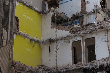 Coaching progress building demolition