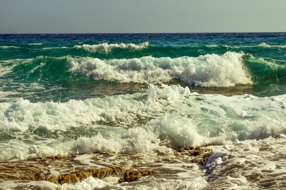 Splash seascape foam