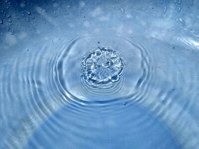 Transparent splash reflection