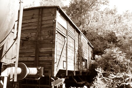 Wagon railway goods wagons