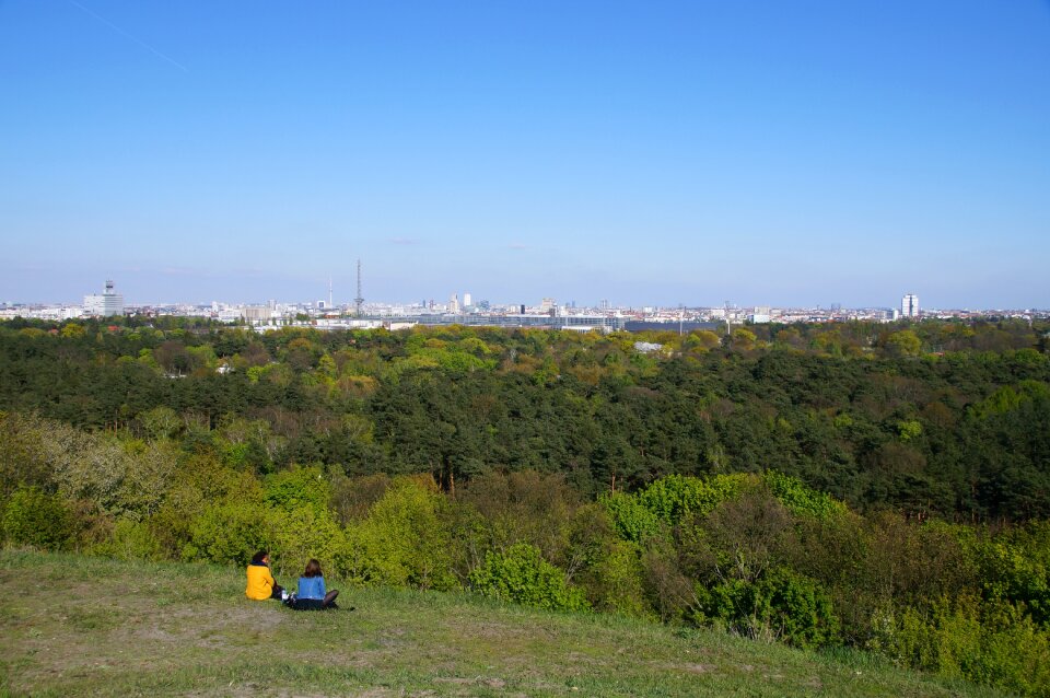 Skyline panorama edge of town