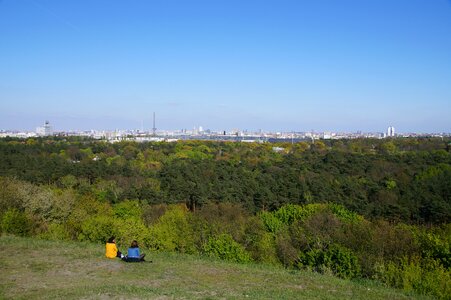 Skyline panorama edge of town