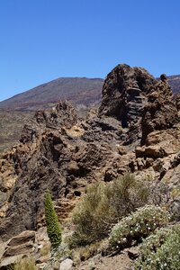Rock formations tenerife canary islands photo